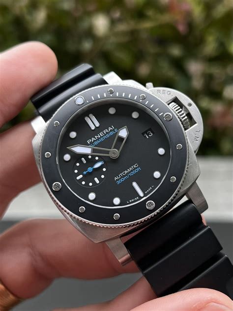 panerai submersible vintage|panerai submersible 42mm price.